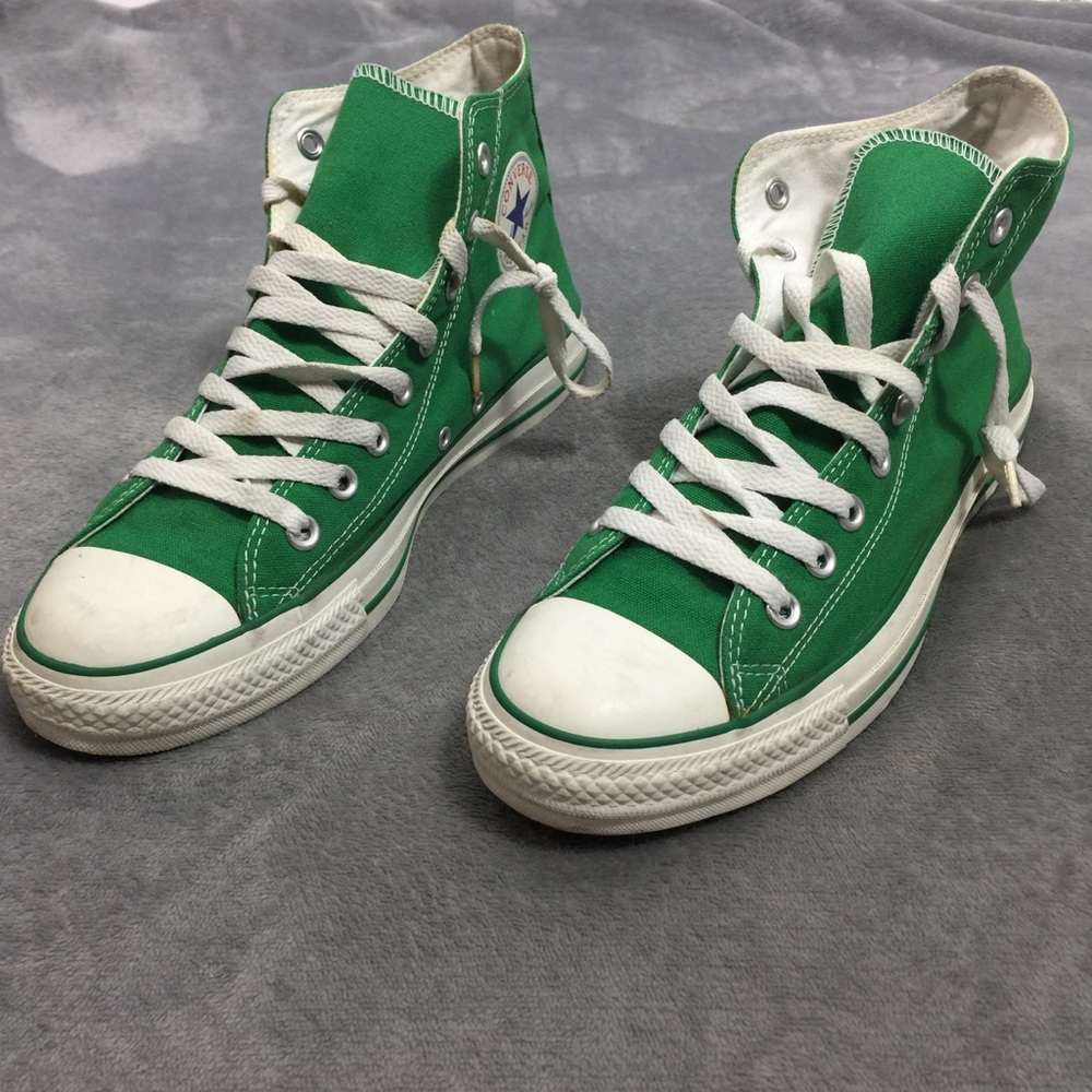 Converse Green High Top Unisex Canvas Sneakers